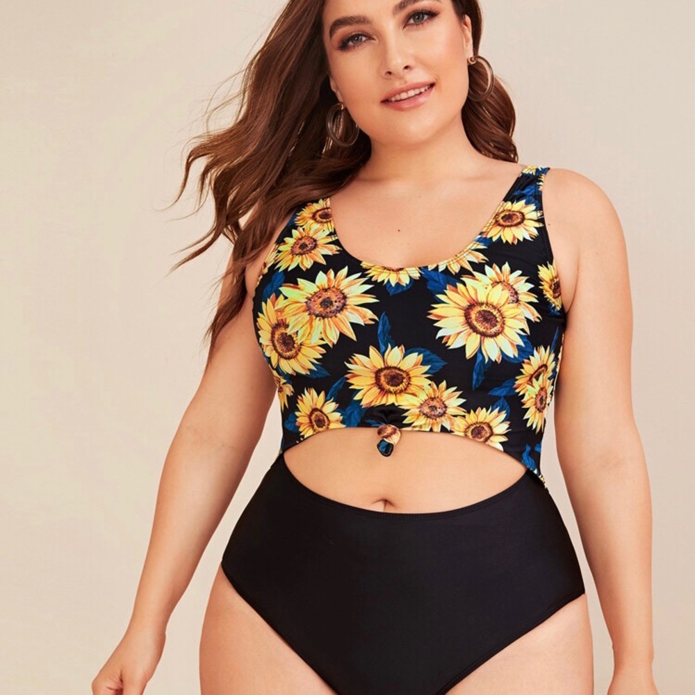 Cut out sunflower one piece